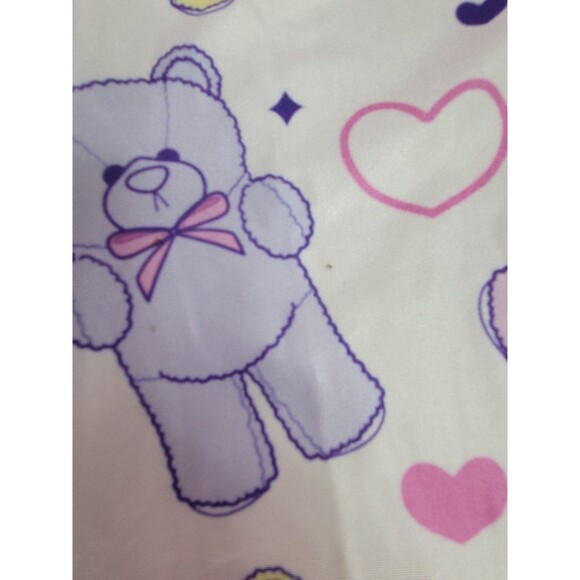 In Control Clothing Pastel Fairy Kei Kawaii Bear Bell Bottom Pants Size XS/S - Picture 7 of 12